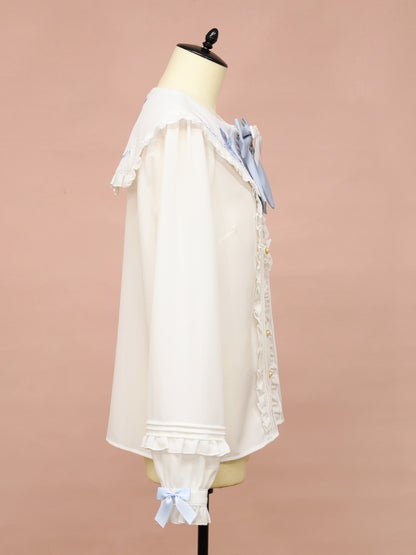 Magical Ribbon フリルブラウス ｜Amavel（アマベル）公式サイト