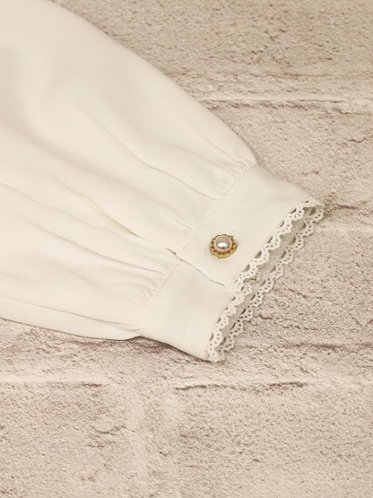 Étoile Tweed ファーティペットブラウス ｜Amavel（アマベル）公式サイト