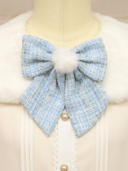 Étoile Tweed ファーティペットブラウス ｜Amavel（アマベル）公式サイト