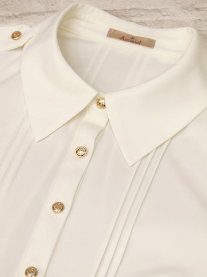 【メンバーズセール対象】Royal Crown シャツブラウス