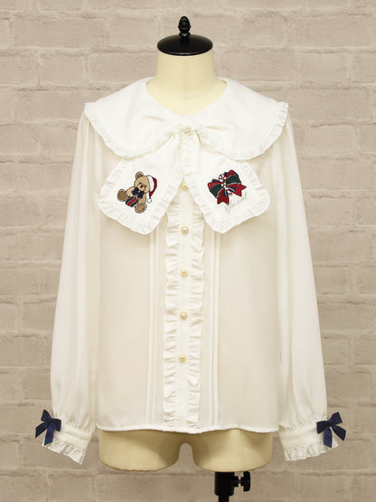 Holy Night Bear リボンブラウス ｜Amavel（アマベル）公式サイト