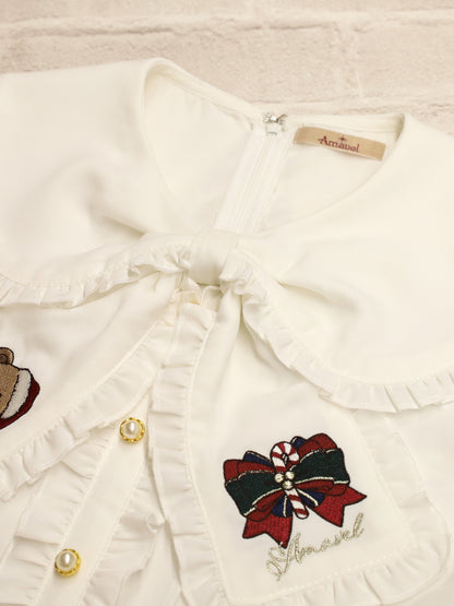 Holy Night Bear リボンブラウス ｜Amavel（アマベル）公式サイト