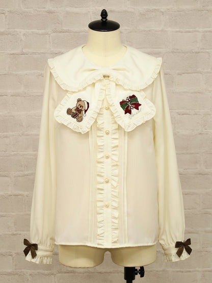 Holy Night Bear リボンブラウス ｜Amavel（アマベル）公式サイト