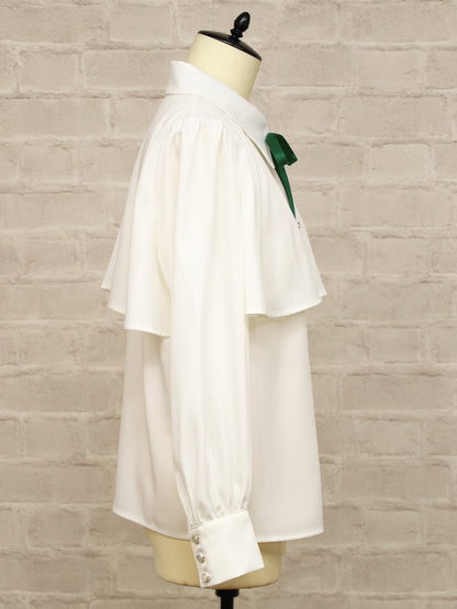 ケープ風リボンタイブラウス ｜Amavel（アマベル）公式サイト