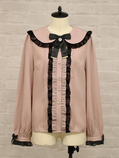 Girly Ribbon ブラウス ピンク（Pink） FREE ｜Amavel（アマベル）公式サイト