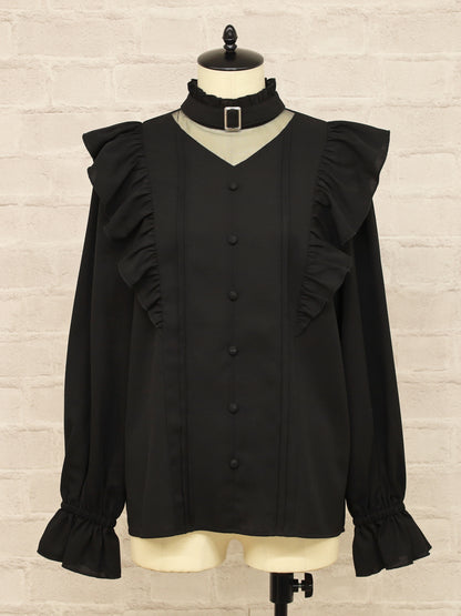 Mysterious Spice チョーカー風ブラウス ブラック（Black） FREE ｜Amavel（アマベル）公式サイト