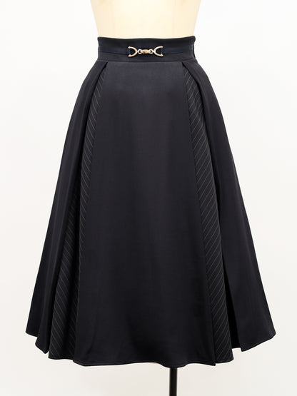 マチ切替ストライプミドル丈スカート ｜Amavel（アマベル）公式サイト