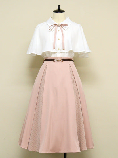 マチ切替ストライプミドル丈スカート ｜Amavel（アマベル）公式サイト