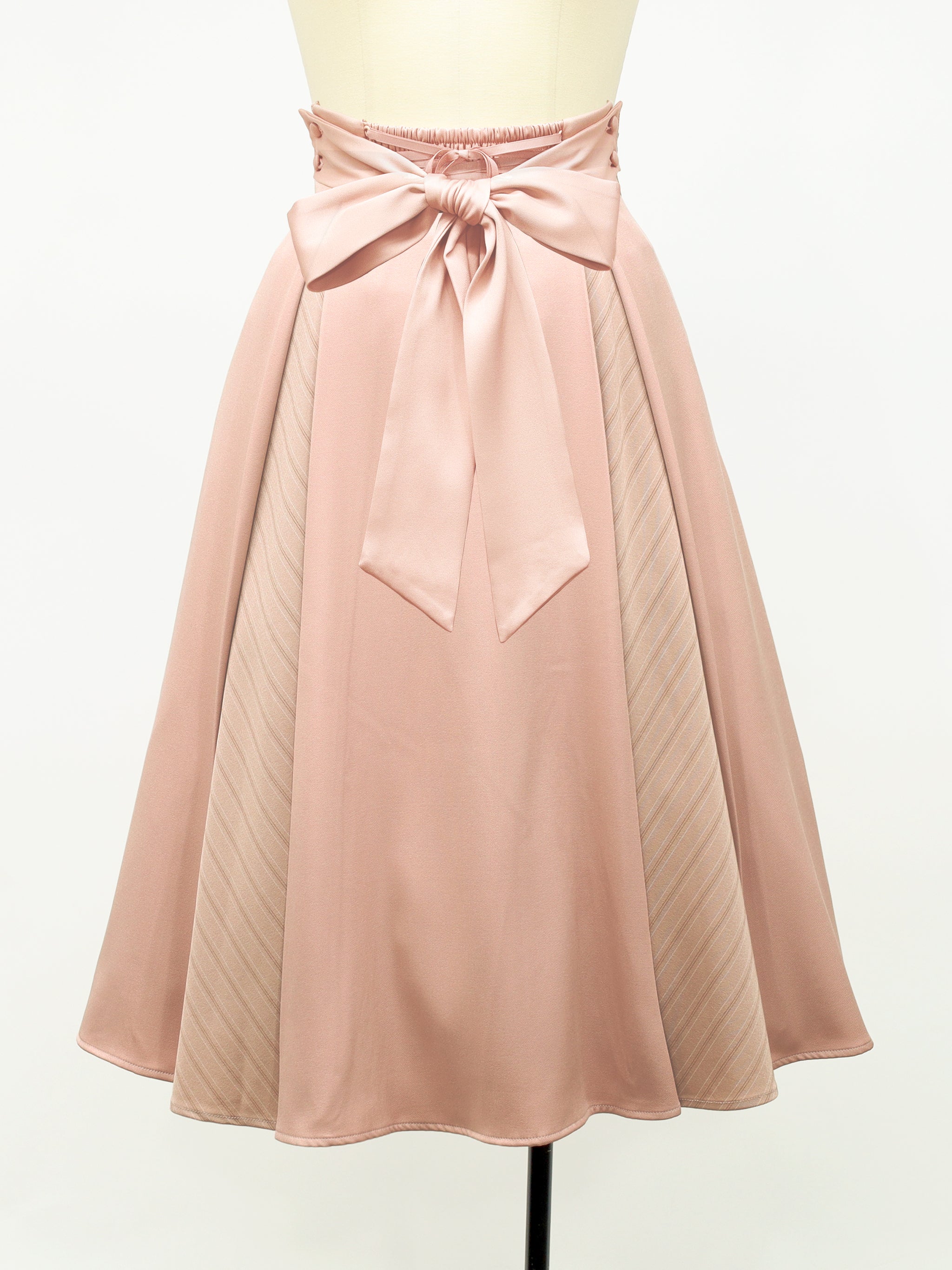 マチ切替ストライプミドル丈スカート ｜Amavel（アマベル）公式サイト