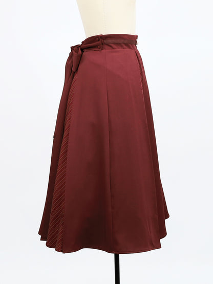 マチ切替ストライプミドル丈スカート ｜Amavel（アマベル）公式サイト