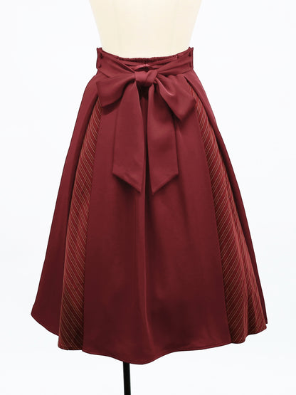 マチ切替ストライプミドル丈スカート ｜Amavel（アマベル）公式サイト