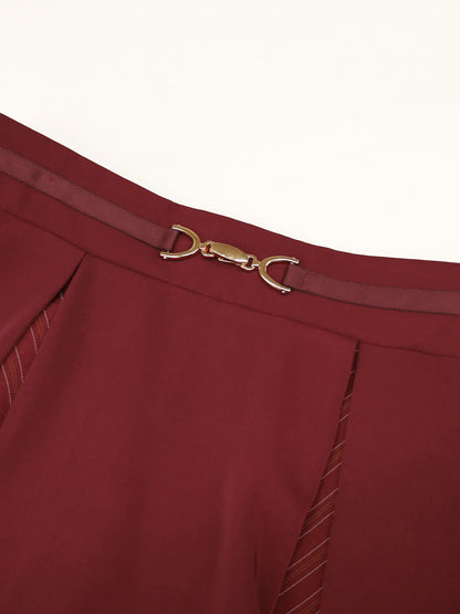 マチ切替ストライプミドル丈スカート ｜Amavel（アマベル）公式サイト