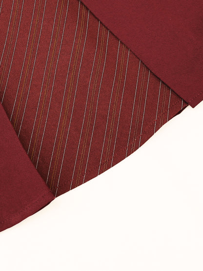 マチ切替ストライプミドル丈スカート ｜Amavel（アマベル）公式サイト