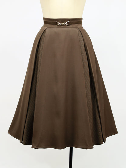 マチ切替ストライプミドル丈スカート ｜Amavel（アマベル）公式サイト