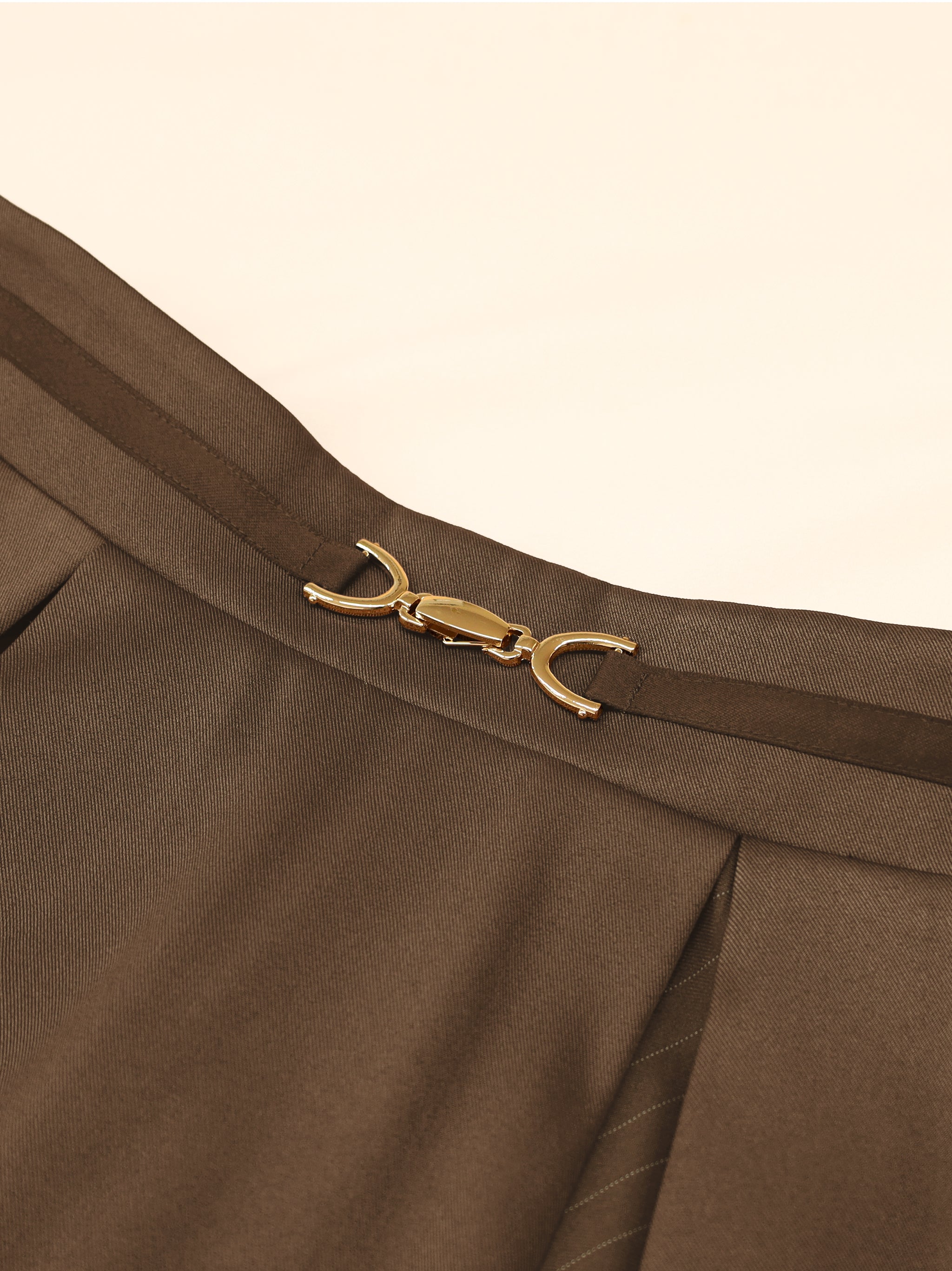 アウトレットセール対象】マチ切替ストライプミドル丈スカート