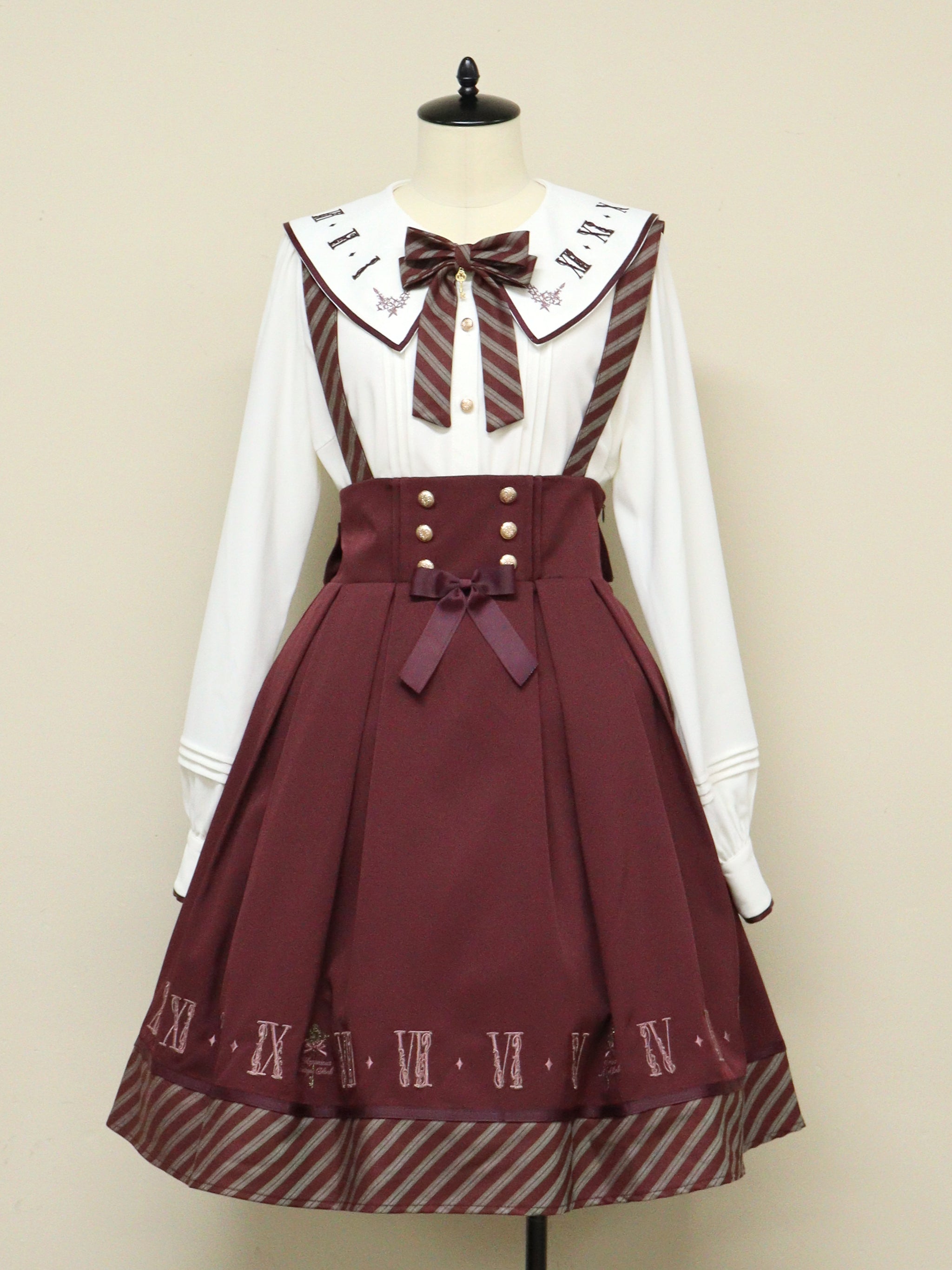 Antique Clock スカート ボルドー（Bordeaux） FREE ｜Amavel（アマベル）公式サイト