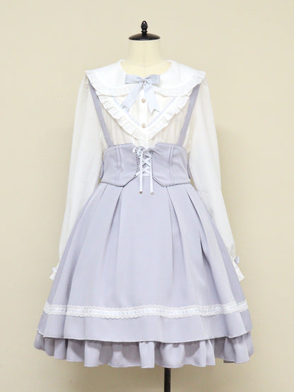 Classical Ladder Lace スカート サックス（SaxeBlue） FREE ｜Amavel（アマベル）公式サイト