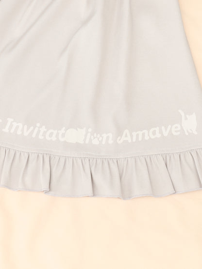 Mysterious Cat フロッキープリントスカート ｜Amavel（アマベル）公式サイト