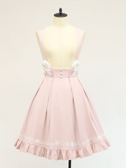 Mysterious Cat フロッキープリントスカート ピンク（Pink） FREE ｜Amavel（アマベル）公式サイト