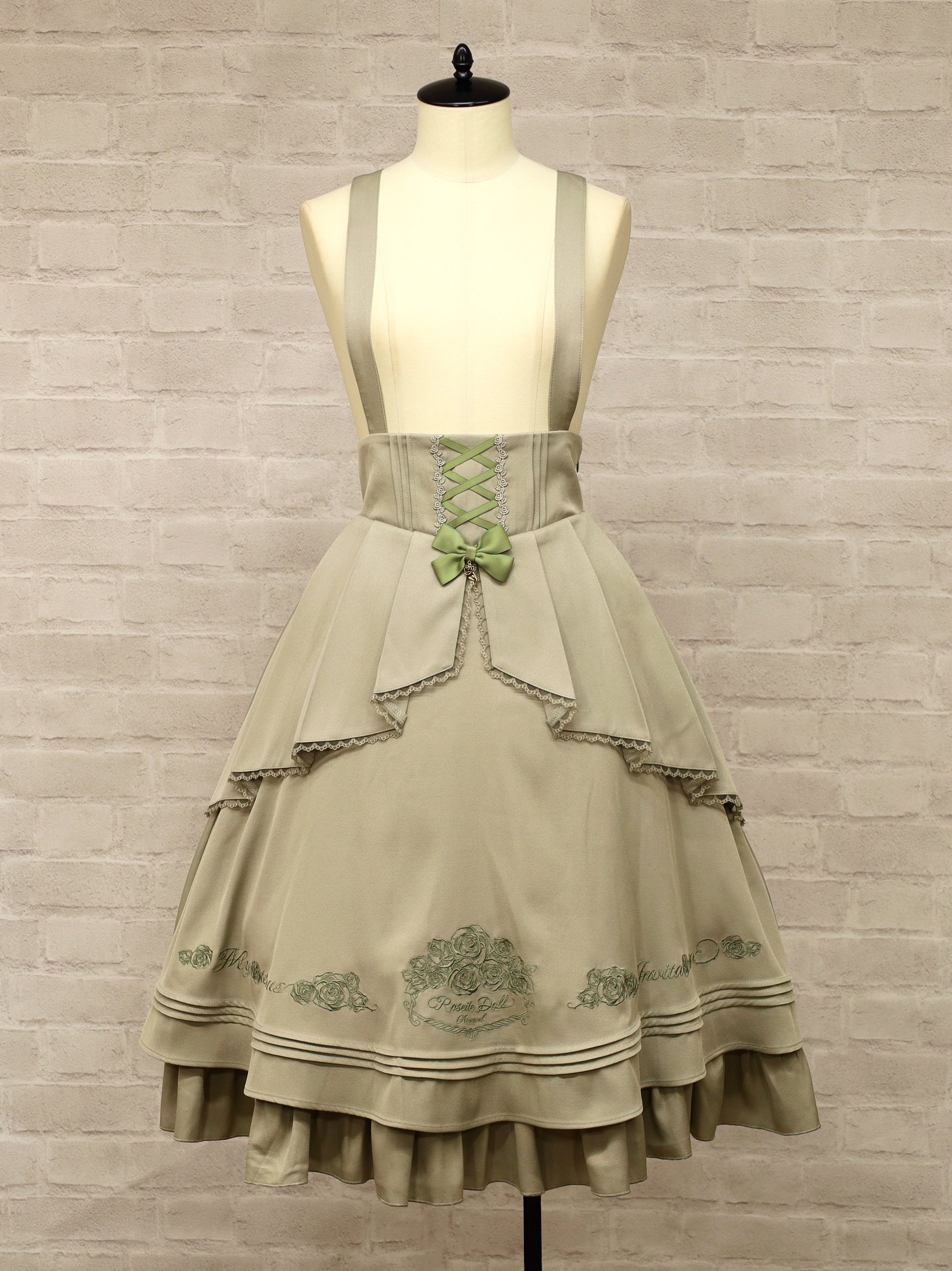 Rosette Doll ミドル丈スカート カーキ（Khaki） FREE ｜Amavel（アマベル）公式サイト