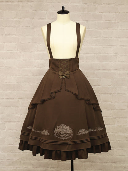 Rosette Doll ミドル丈スカート ブラウン（Brown） FREE ｜Amavel（アマベル）公式サイト