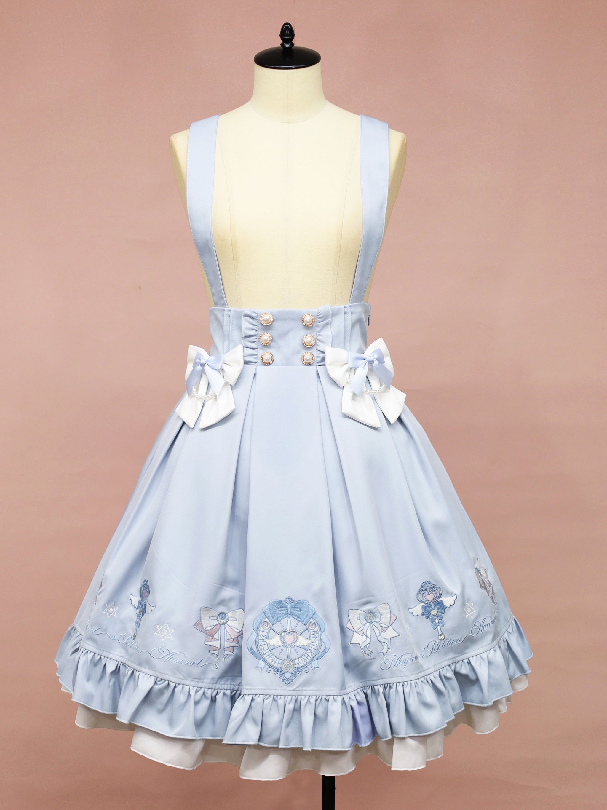 Magical Ribbon フリルスカート サックス（SaxeBlue） FREE ｜Amavel（アマベル）公式サイト