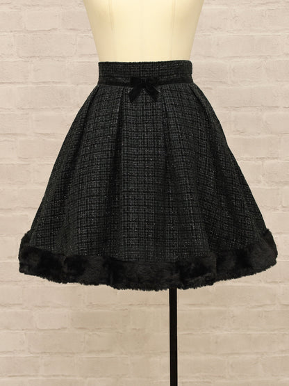 Étoile Tweed 裾ファースカート ｜Amavel（アマベル）公式サイト