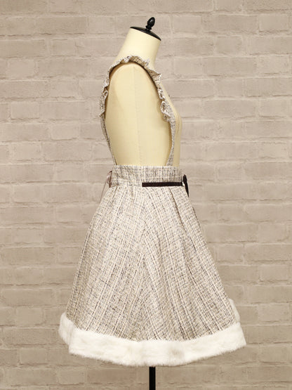 Étoile Tweed 裾ファースカート ｜Amavel（アマベル）公式サイト