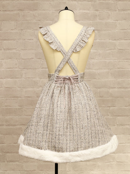 Étoile Tweed 裾ファースカート ｜Amavel（アマベル）公式サイト