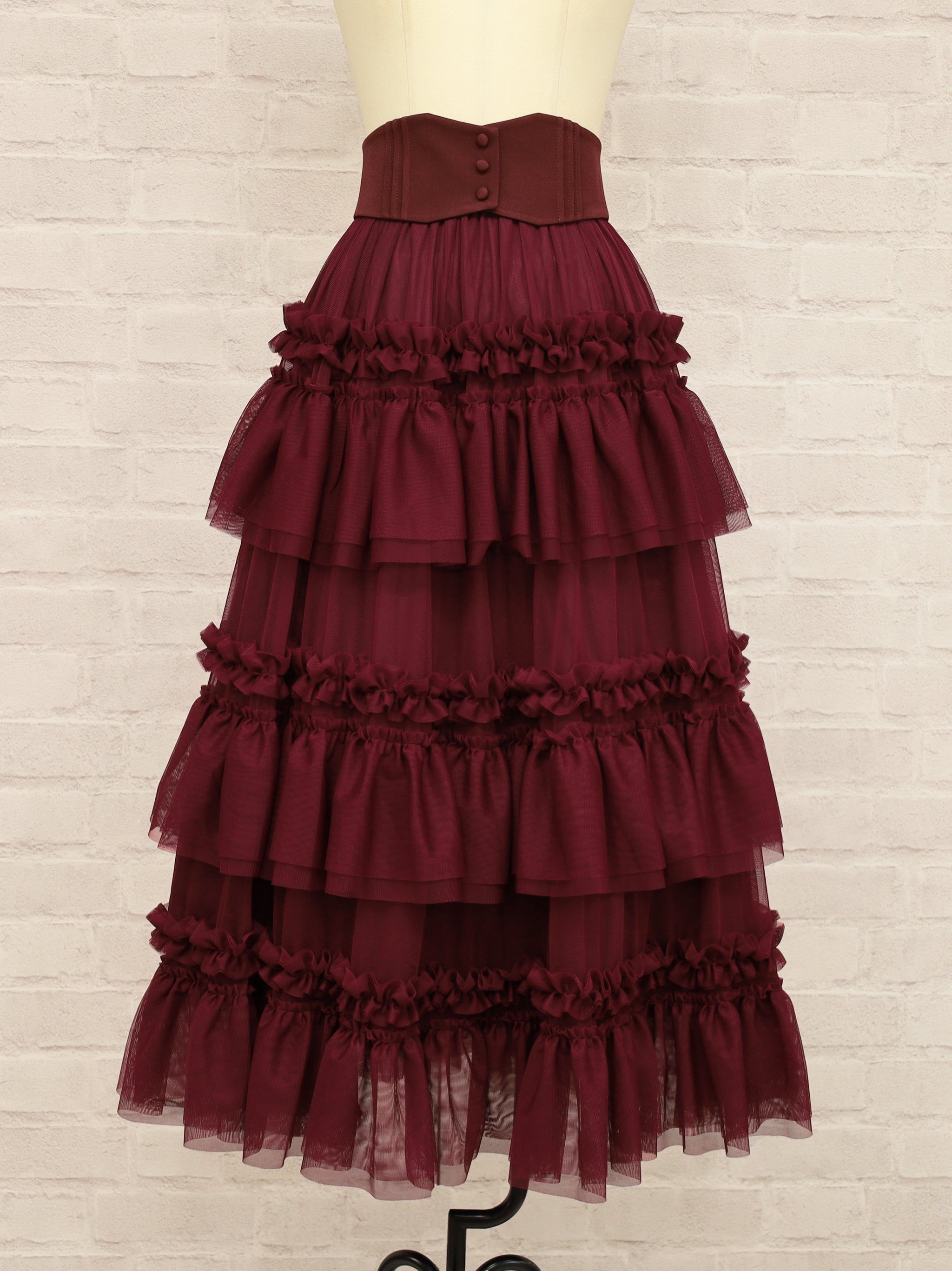 チュールティアードロングスカート – Amavel（アマベル）公式サイト