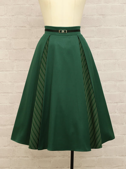 マチ切替ストライプミドル丈スカート グリーン（Green） FREE ｜Amavel（アマベル）公式サイト