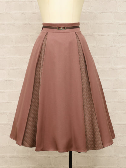 マチ切替ストライプミドル丈スカート ピンク（Pink） FREE ｜Amavel（アマベル）公式サイト