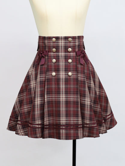 Nostalgic Check サイドプリーツマリンスカパン ｜Amavel（アマベル）公式サイト