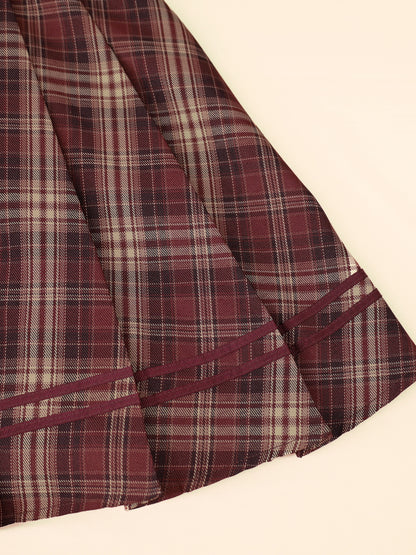 Nostalgic Check サイドプリーツマリンスカパン ｜Amavel（アマベル）公式サイト