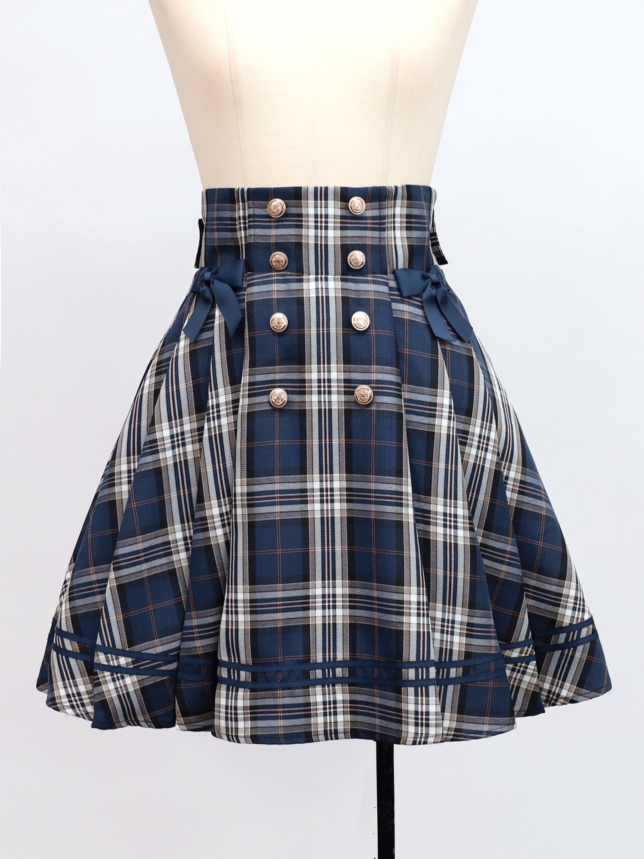 Nostalgic Check サイドプリーツマリンスカパン ｜Amavel（アマベル）公式サイト