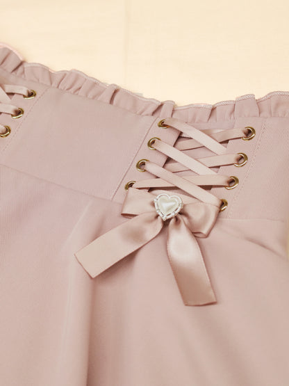 ハートビジューリボンフレアスカパン ｜Amavel（アマベル）公式サイト