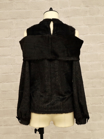 オープンショルダーリボンニットトップス ｜Amavel（アマベル）公式サイト