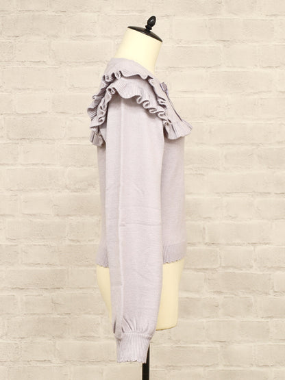 ヨークフリルニットトップス ｜Amavel（アマベル）公式サイト