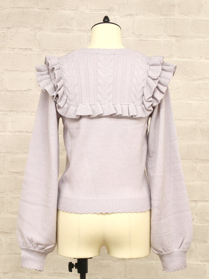 ヨークフリルニットトップス ｜Amavel（アマベル）公式サイト