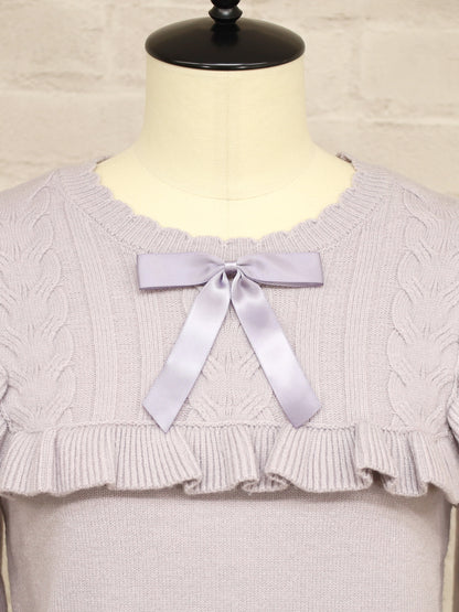 ヨークフリルニットトップス ｜Amavel（アマベル）公式サイト