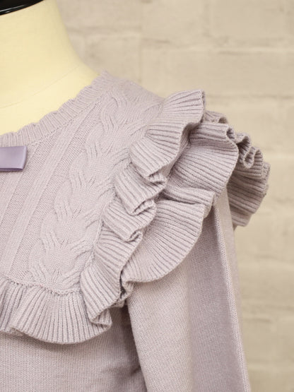 ヨークフリルニットトップス ｜Amavel（アマベル）公式サイト