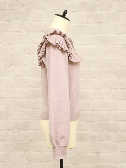 ヨークフリルニットトップス ｜Amavel（アマベル）公式サイト