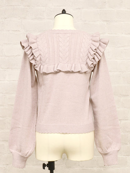 ヨークフリルニットトップス ｜Amavel（アマベル）公式サイト