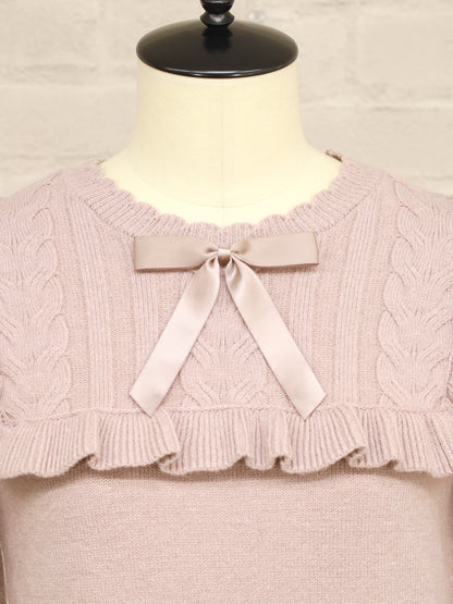 ヨークフリルニットトップス ｜Amavel（アマベル）公式サイト