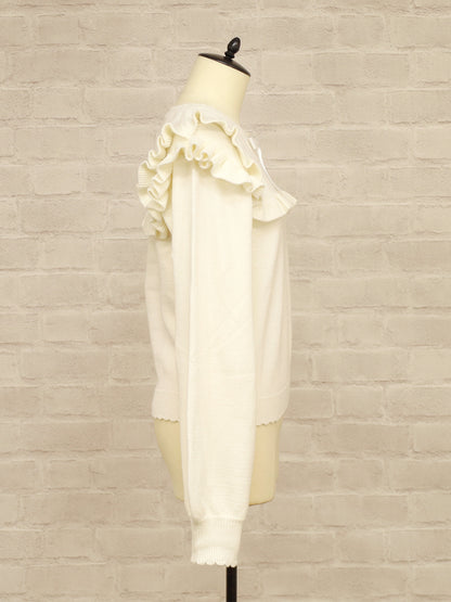 ヨークフリルニットトップス ｜Amavel（アマベル）公式サイト