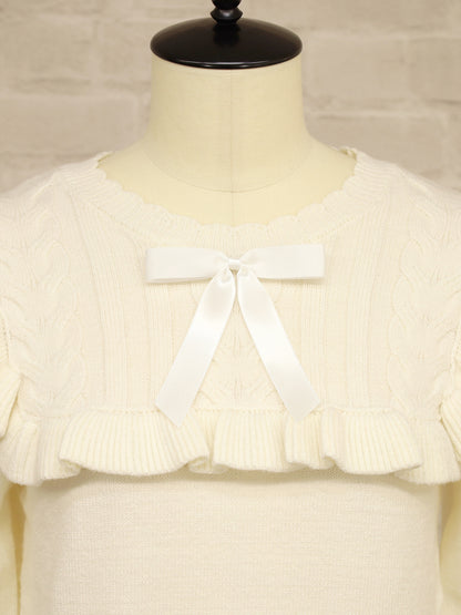 ヨークフリルニットトップス ｜Amavel（アマベル）公式サイト