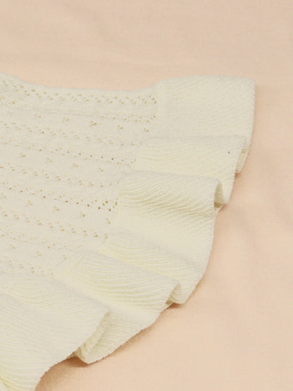 【アウトレットセール対象】ロマンティックレースすかし編みニットポンチョ ｜Amavel（アマベル）公式サイト