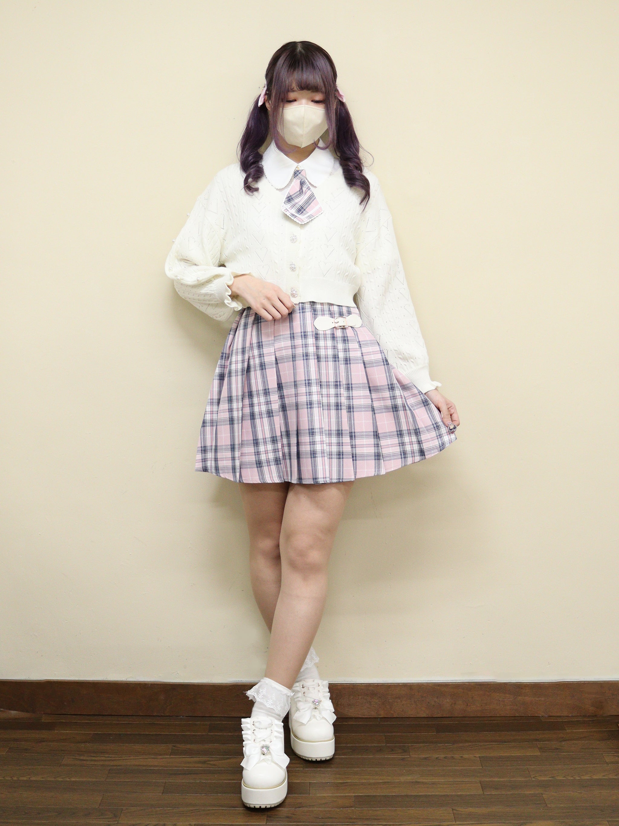 ハート透かしあみショートカーディガン ｜Amavel（アマベル）公式サイト