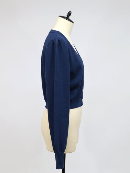 Royal checkmate Vネックカーディガン ｜Amavel（アマベル）公式サイト