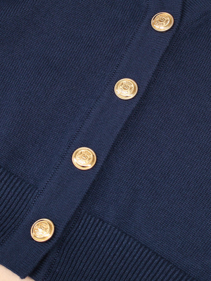 Royal checkmate Vネックカーディガン ｜Amavel（アマベル）公式サイト